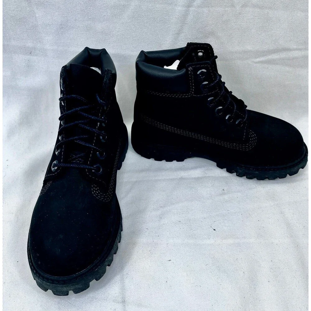 Timberland Toddler 6-Inch Premium Waterproof Boots Black Size 11 NEW
